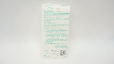 Braun D201 455991 Discofix 3-Way Stopcock (x)